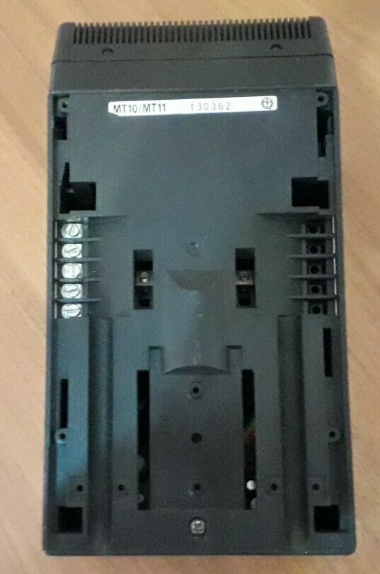 Bottom of MT10 monitor, with 5 screw terminals